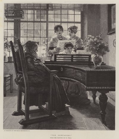 La répétition - Walther Firle